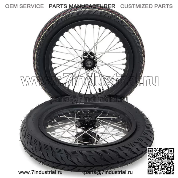 Новый дизайн 14*2,15 комплектов колес Supermoto со спицами для Talaria Sting - Image 2