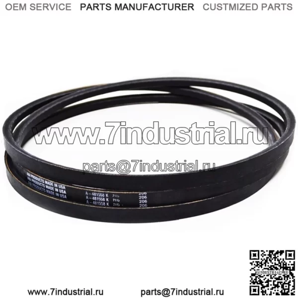 2 оригинальных ремня косилки Scag OEM 481558, привод режущей деки 61 дюйма, газонный тигр Tiger