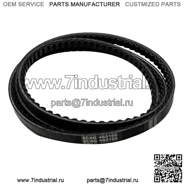 Оригинальный зубчатый ремень привода насоса SCAG 483166 OEM для косилок Turf Tiger 483086