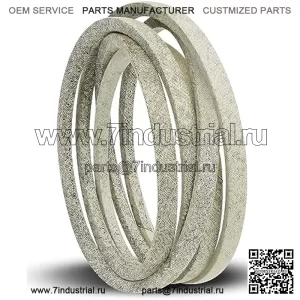 Замените 587270001 Ремень деки, подходящий для Husqvarna Zero-Turn Z242F Z242E 967953803 967271802 Газонокосилка серии 42 дюйма, приводной ремень 1/2 x 121 дюйм, изготовлен из кевлара