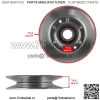 Приводные шкивы для John Deere X135R X140 X145 X155R AM118447 GX20287 AM103019 - Image 4