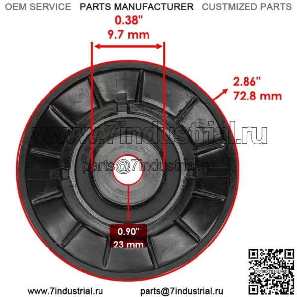 Натяжной шкив приводного ремня для John Deere Scotts S2048 S2348 S2554 X300R AM115460 - Image 3