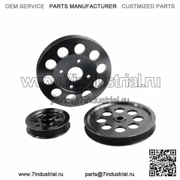 Модифицированный шкив подходит для шкива коленчатого вала Nissan Skyline RB25 RB26 R32 R33 R34. - Image 2
