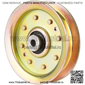Плоский натяжной шкив заменяет Husqvarna AYP 175820 532175820 596481401 Kees 107620 CT126 GTH2548 GTH2654 LT126 YTH2448, 1 упаковка