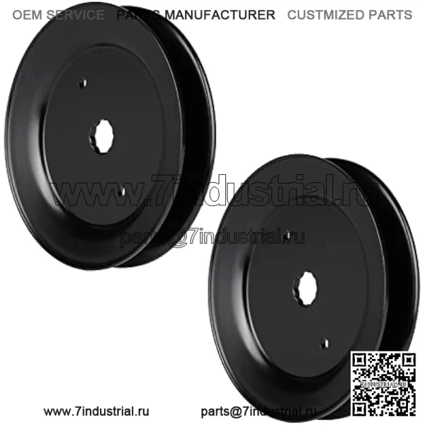 Шкив шпинделя деки заменяет AYP Husqvarna Dixon 129206 153532 173435 532173435,AYP Poulan Husqvarna 2348LS 2748GLS GTH2648 GTH264 LT120 LT141,2 Pack