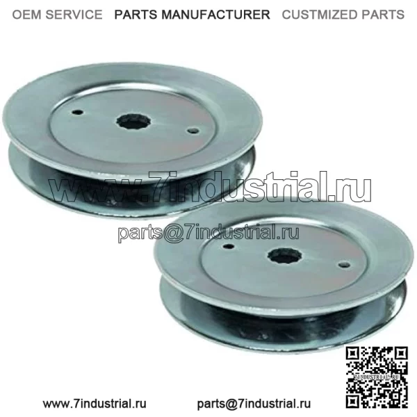 Шкив шпинделя EPR 2PK для Husqvarna GT200 GTH225 LR 100 110 YT180 YTH180 EZ4824 129207 153531 173434 532173434