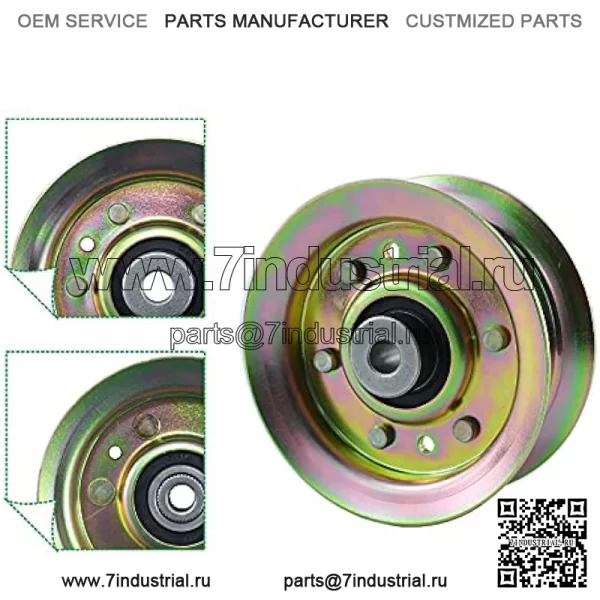 177968 Натяжной шкив Craftsman Заменяет натяжной шкив Craftsman 177968 Шкив, 193197 Натяжной шкив Craftsman, Husqvarna 532177968 Натяжной шкив, 532193197 Натяжной шкив Husqvarna, 539110311 - Image 3
