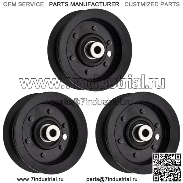 Комплект плоских натяжных шкивов для TimeCutter SS5000 Z4200 106-2175 132-9420, 3 шт.