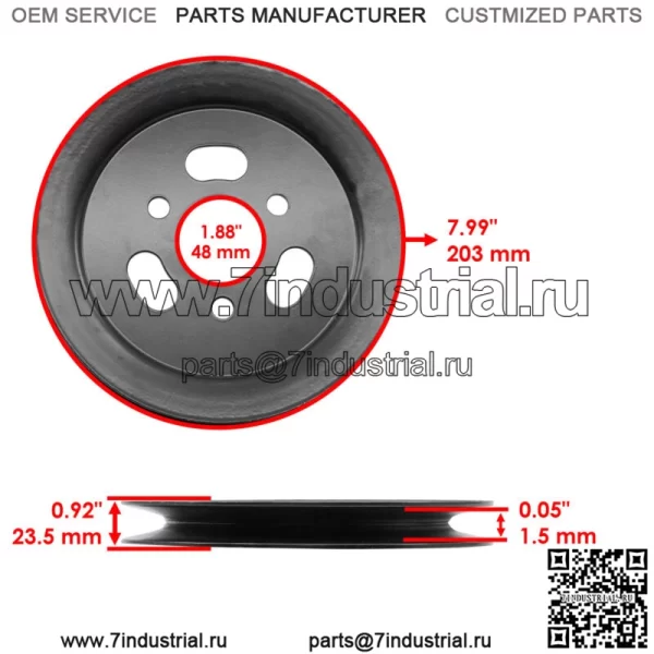 107-7678 1077678 Шкив шпинделя палубы для Toro Z Master - Image 2