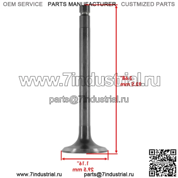 3201602-S 2503214-S 1275503-S Комплект впускного и выпускного клапана для Kohler - Image 3