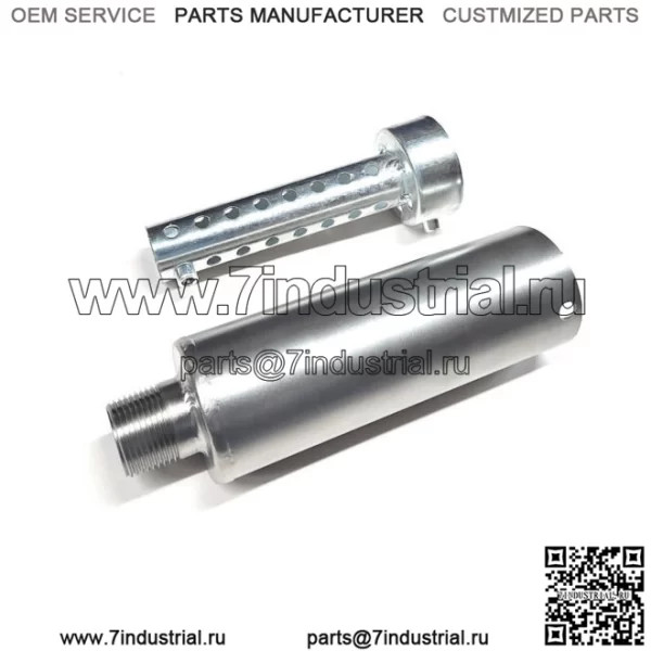 Глушитель 3/4 SS для минибайка Coleman, Predator 212, 224, BT200X, MB200, CT200U
