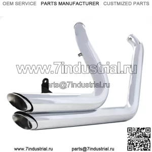 Хромированные насадки Shortshots Short Shots Выхлопные трубы Harley Dyna FXD 91-05 (Для: Harley-Davidson)