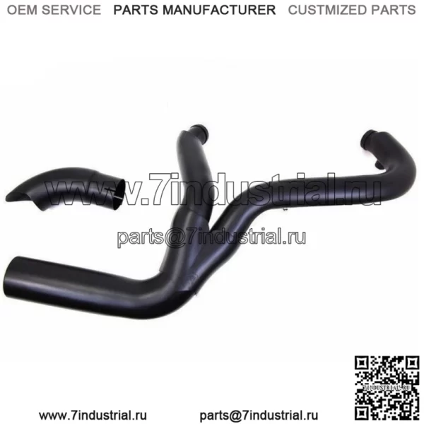 Черный разъем выхлопной трубы High Output 2 в 1 Harley Touring Bagger 2007-2016 (Для: Harley-Davidson)
