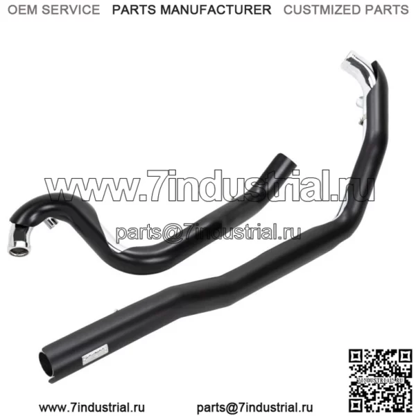 Система выхлопных труб ACM Black True Duals Harley Touring Bagger 95-08 (Для: Harley-Davidson)