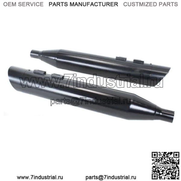 4-дюймовые накладные глушители Black Slash Freedom Tip, выхлопные трубы 95-16 Harley Touring (для: Harley-Davidson)