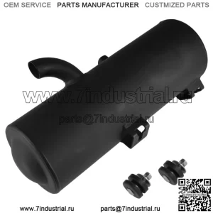 Глушитель выхлопного глушителя для Polaris Sportsman 800 4X4 EFI 2007 Black Weld