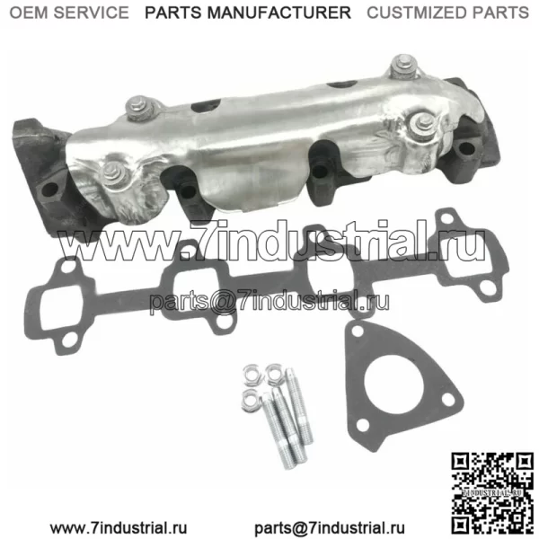 Комплект выпускного коллектора, правая сторона пассажира для пикапа Chevy GMC, фургон 6,6 л (для: более одного автомобиля)