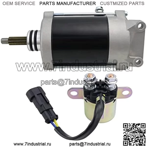 Замена стартера и реле, совместимая с Polaris RZR XP 900 2011 2012 | RZR XP 4 900 2012, 4013059 4013245 19881 410-54151 SMU0518, 2011 (Цвет: Модель 1)