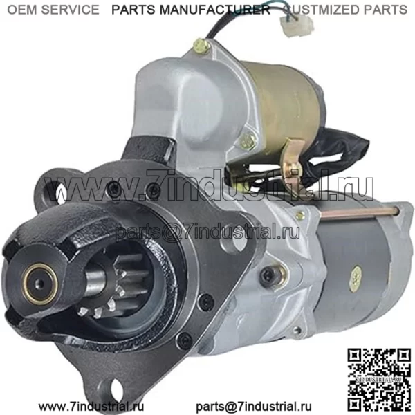 Новый стартер DB Electrical ROTA0431, совместимый или заменяющий стартер Komatsu на 12 зубьев, 24 В, различные 600-813-3721, 600-813-4560