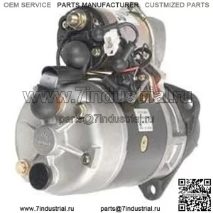 Новый стартер, совместимый с колесным погрузчиком Komatsu 4D130 4D140 6D105 по номерам деталей 6008132691 6008132692 6008132690 0210004860 0210004861