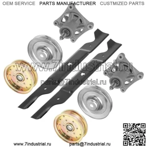 Лезвие шпинделя и шкив для Husqvarna EZ4220 EZ4624 EZ4822 EZ5224 42 дюйма 46 дюймов 48 дюймов 52 дюйма