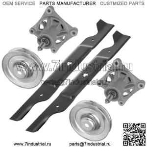 Лезвие шпинделя и шкив для Husqvarna LSZ4622 LSZ5422 EZ5224 EZ5226 46 дюймов 52 дюйма 54 дюйма