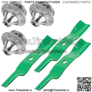Шпиндель и отвал деки для John Deere Z510A Z710A Z910A Z915B Z920 ZTrak 48 дюймов