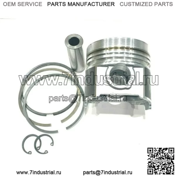 Поршень и кольцо для Kubota V2203 V2203IDI D1703 STD 87 мм 16423-21110