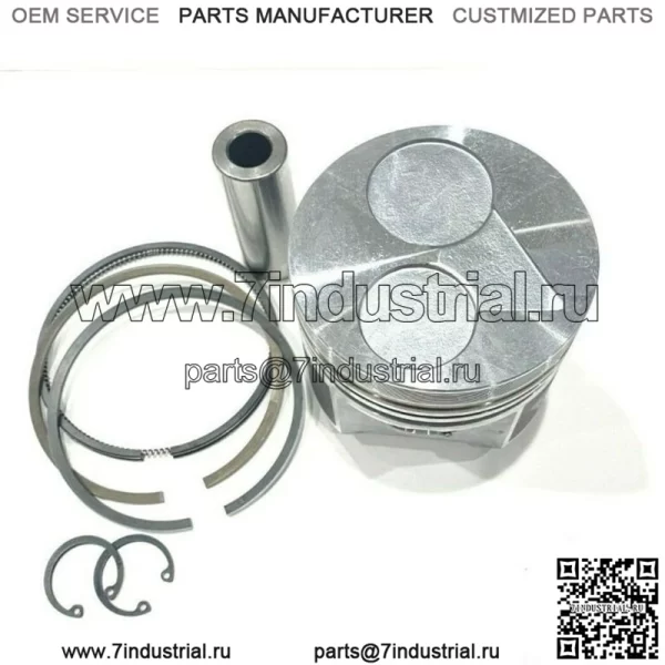 Поршень и кольцо для Kubota V2203 V2203IDI D1703 STD 87 мм 16423-21110 - Image 2
