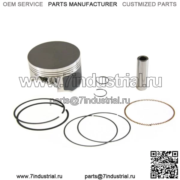 Комплект поршней увеличенного диаметра .040 подходит для Honda Some Rubicon и Foreman 500 93 мм