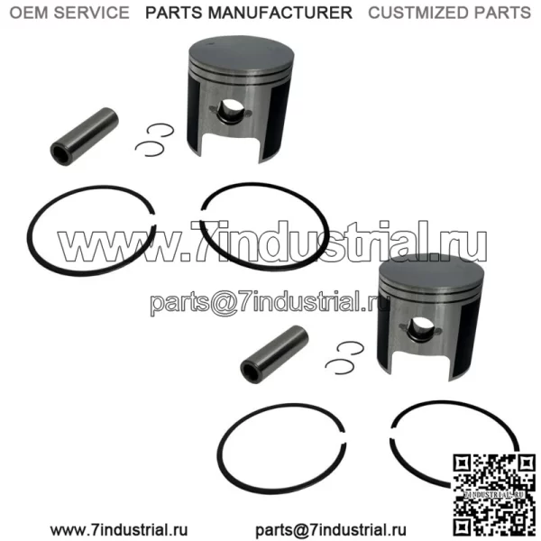 Комплекты из 2 поршней 1994-1995 гг. для Arctic Cat ZR440 ZR 440, стандартный диаметр 68 мм