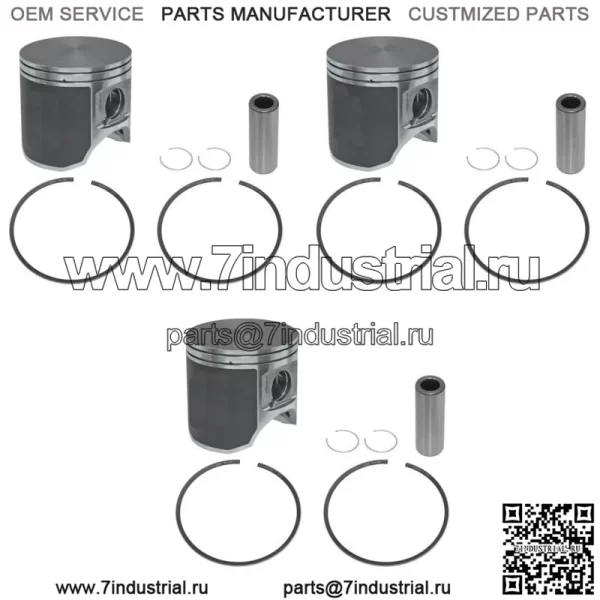 Комплекты поршней большего диаметра 3 .020 для Kawasaki Many 96-03 1100 80,5 мм