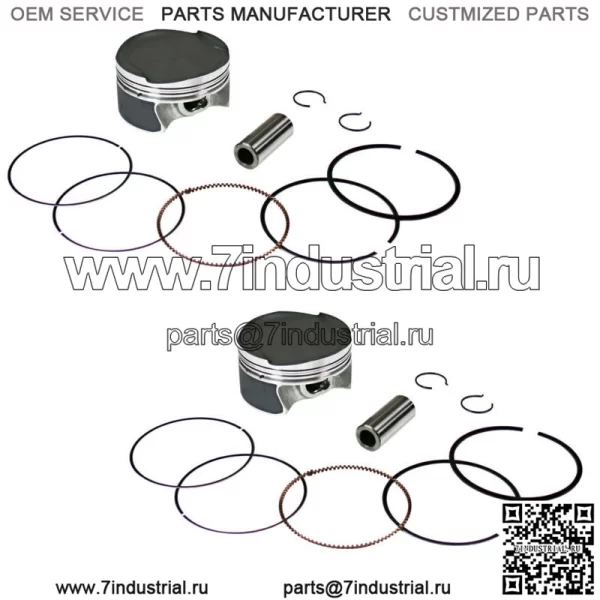 Комплект из 2 поршней для Can-Am 2011-2018 1000, стандартный диаметр 91 мм