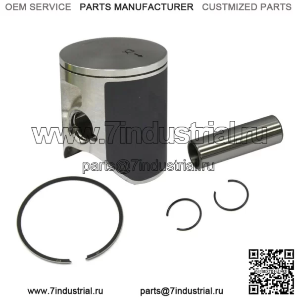 Комплект поршней размера C (66,36 мм) подходит для Honda CR250R 2005-2007 гг., стандартный диаметр цилиндра 66,40 мм.