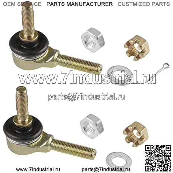 Комплект наконечников рулевой тяги, совместимый с Kawasaki Kvf400A Kvf400C Prairie 400 4X4 1997-2000 гг.
