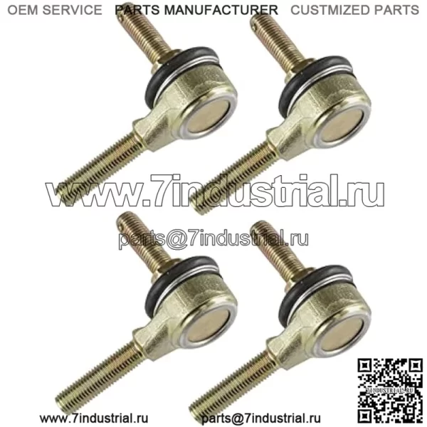 Два комплекта наконечников рулевой тяги, совместимые с Kawasaki Kvf400A Kvf400C Prairie 400 4X4 1997-2000 гг. - Image 3