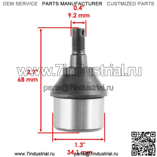 Два шаровых шарнира для Polaris Sportsman Touring 570 800 EFI / EFI INTL 08-09 2014 (Для: Polaris Sportsman 570) - Image 2