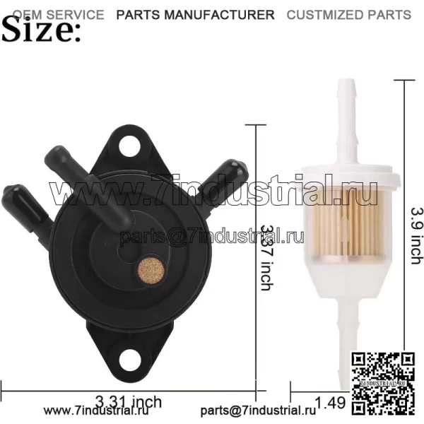 Комплект топливного насоса для гольф-кара для Yamaha G16-G29 1996-up, 4 цикла JN6-F4410-10-00 - Image 2