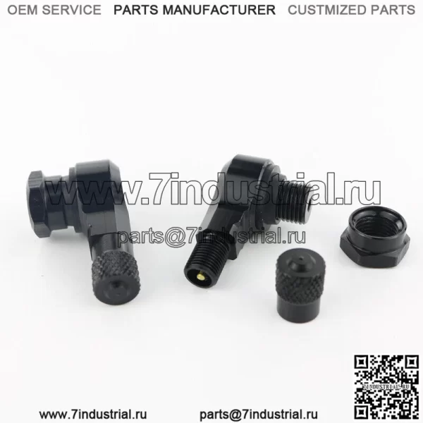 Стержни клапана шины из сплава подходят для Yamaha FZ1 FZ6 FZ8 MT-01 MT-125 MT-25 MT-03 черный - Image 5