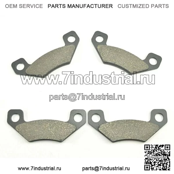Подходит для Gator TX 4PX HPX Trail 4x2 4x4 2004-2011 2 комплекта передних тормозных колодок John Deere (для: John Deere Gator TX)