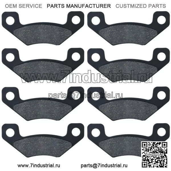 4 пары тормозных колодок F&R для John Deere Gator TX 4PX HPX Trail 4x2 4x4 2004-2011 гг. (Для: более одного автомобиля)