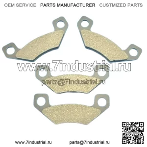 Подходит для передних тормозных колодок John Deere Gator TX 4PX HPX Trail 4x2 4x4 2004-2011, 2 комплекта (для: John Deere Gator TX)