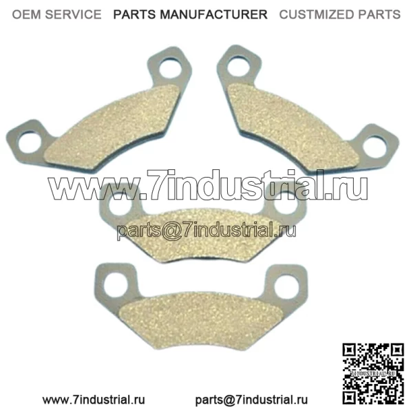 Подходит для передних тормозных колодок John Deere Gator TX 4PX HPX Trail 4x2 4x4 2004-2011, 2 комплекта (для: John Deere Gator TX)