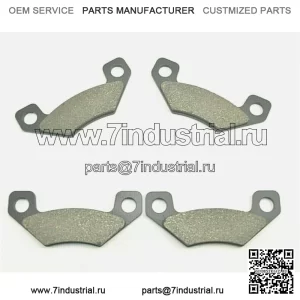Подходит для Gator TX 4PX HPX Trail 4x2 4x4 2004-2011 (2 комплекта) Задние тормозные колодки John Deere (для: John Deere Gator TX)
