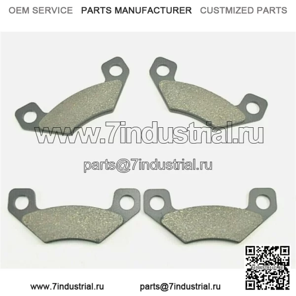 Подходит для Gator TX 4PX HPX Trail 4x2 4x4 2004-2011 (2 комплекта) Задние тормозные колодки John Deere (для: John Deere Gator TX)