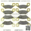Передние и задние тормозные колодки для John Deere TX Gator Utility Turf...