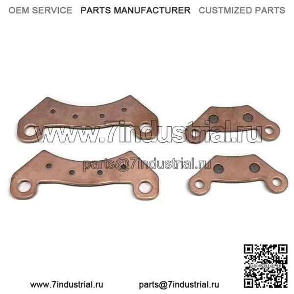 Передняя и задняя тормозная колодка для TX Turf 4x2 TX4x2 XUV 620i 625i 825i John Deere Gator - Image 4