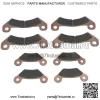 (2) Передняя и задняя тормозная колодка для A3 T Military 4x4 HPX615E HPX815E John Deere Gator - Image 2