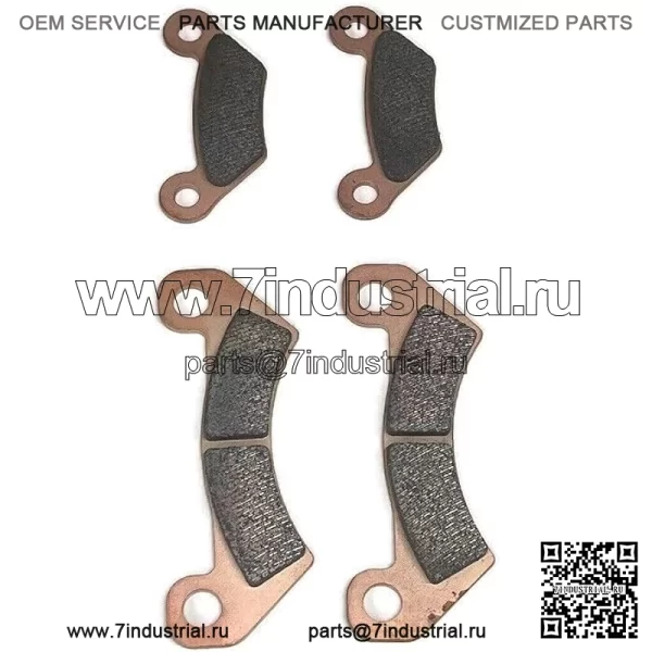 Передняя и задняя тормозная колодка для A2 A3 T Military 4x4 HPX615E HPX815E John Deere Gator - Image 3