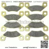 Передние и задние тормозные колодки для John Deere TX Gator Utility Turf 4PX Gator 9345 2004-2005 - HPX Gator 9446 2004-2008 - 4x2 4x4 Petrol Trail 2010-2011 - SN040000 2010 FA398FR MC0420